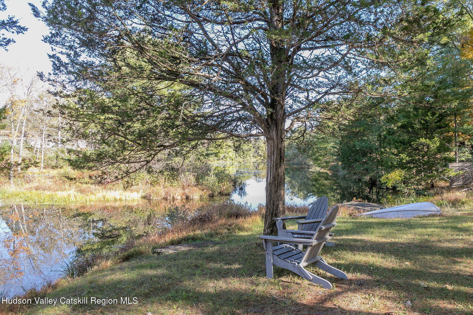 60 Phillips Road Saugerties, NY 12477 - Photo 20 of 23 a view of a lake in a backyard