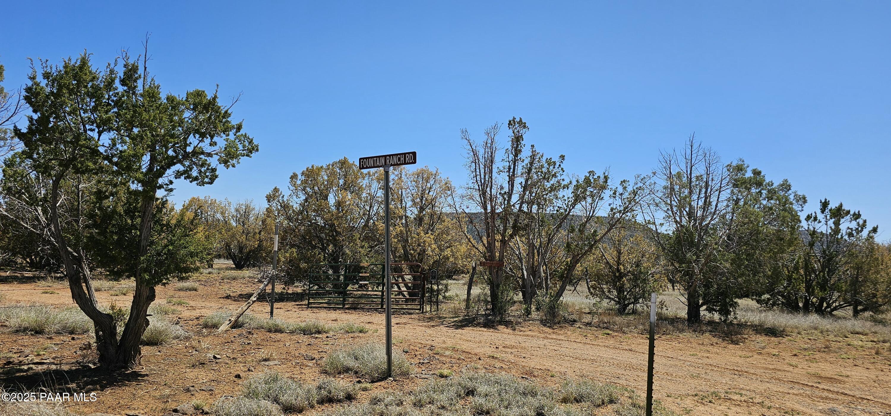 8850 West Fountain Ranch Road Ash Fork, AZ 86320 - Photo 28 of 29 a view of a yard with trees