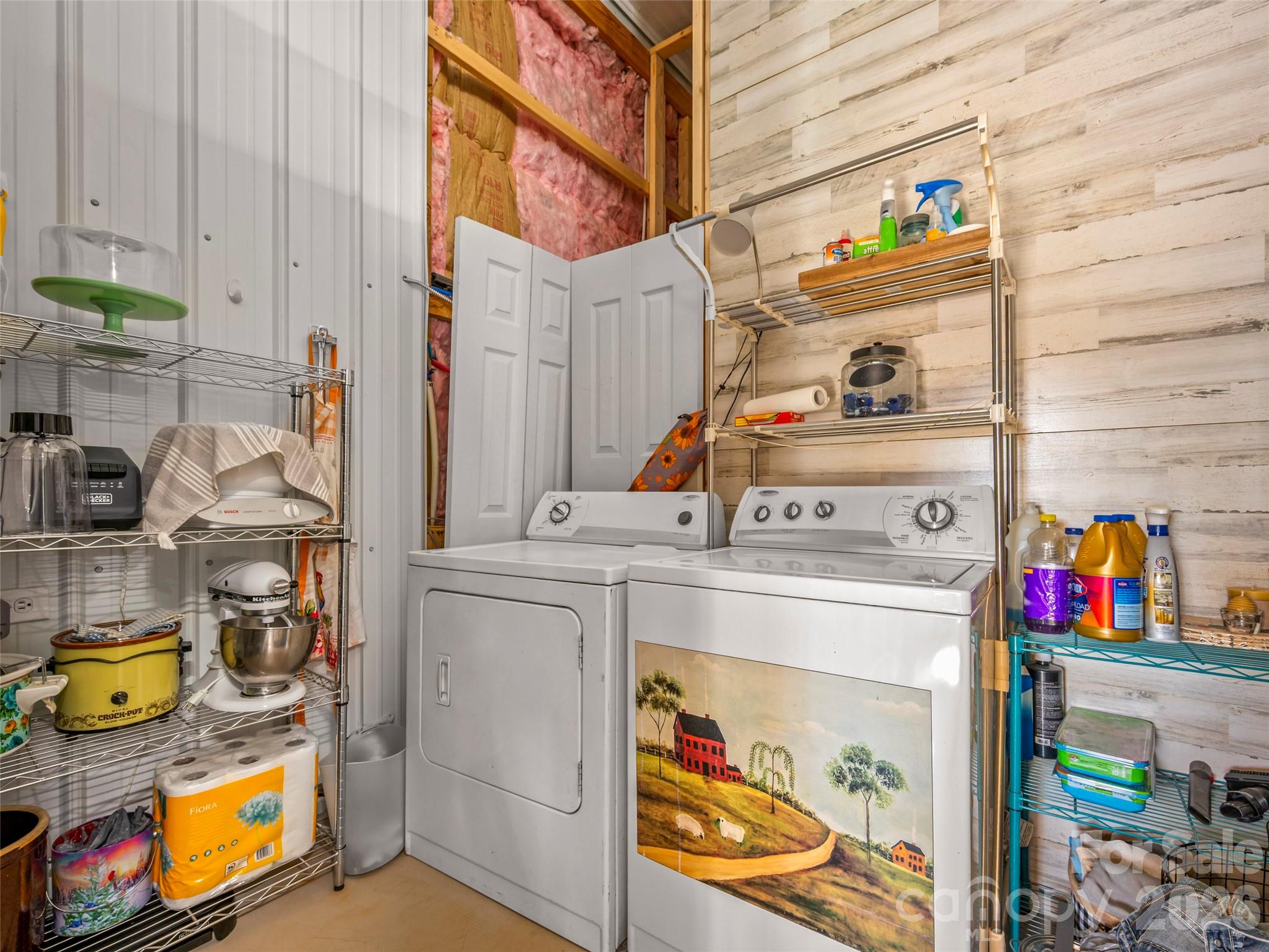 873 Ellenboro Henrietta Road Ellenboro, NC 28040 - Photo 17 of 48 a utility room with dryer and washer