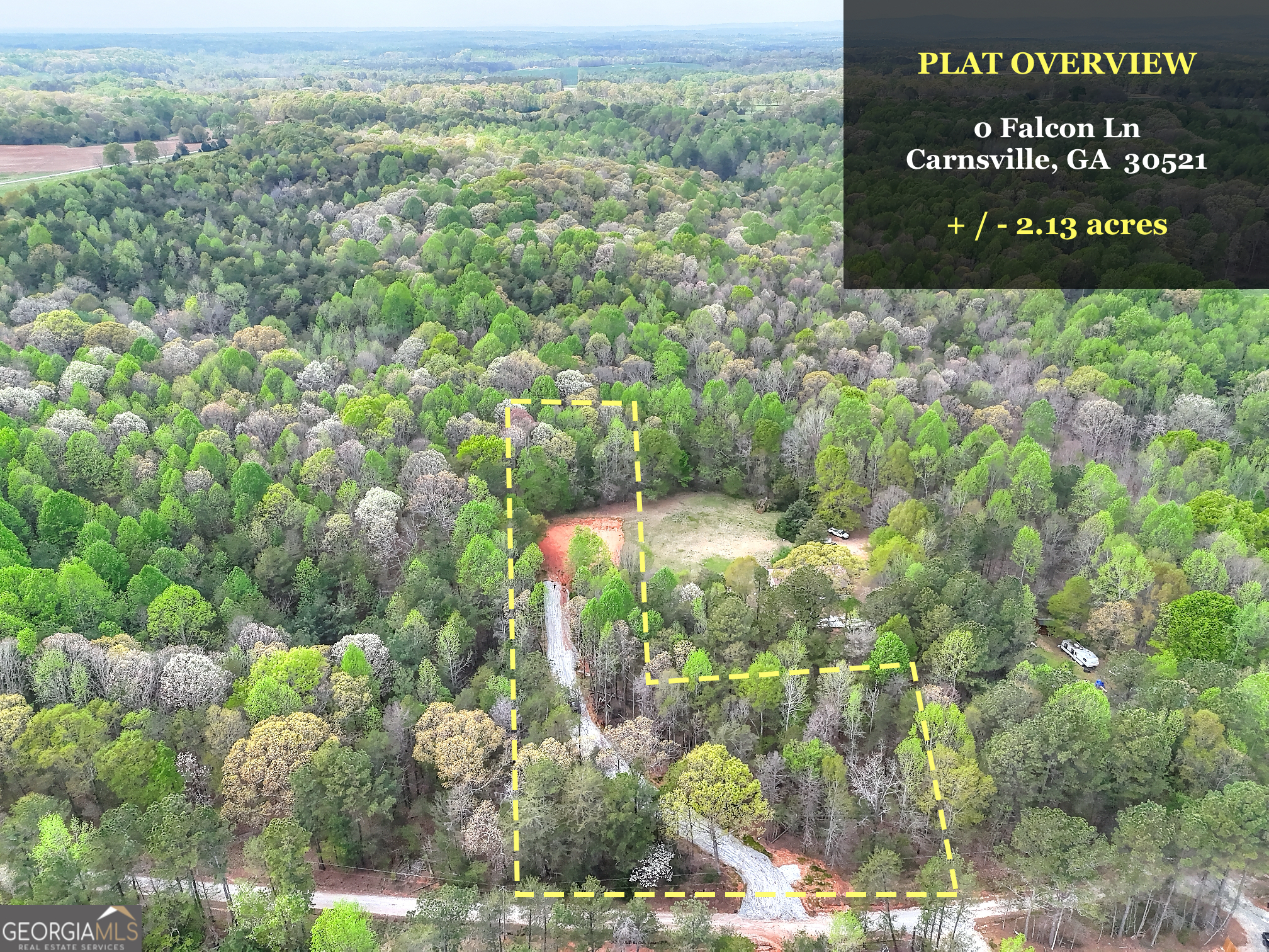 a view of a sign in a yard