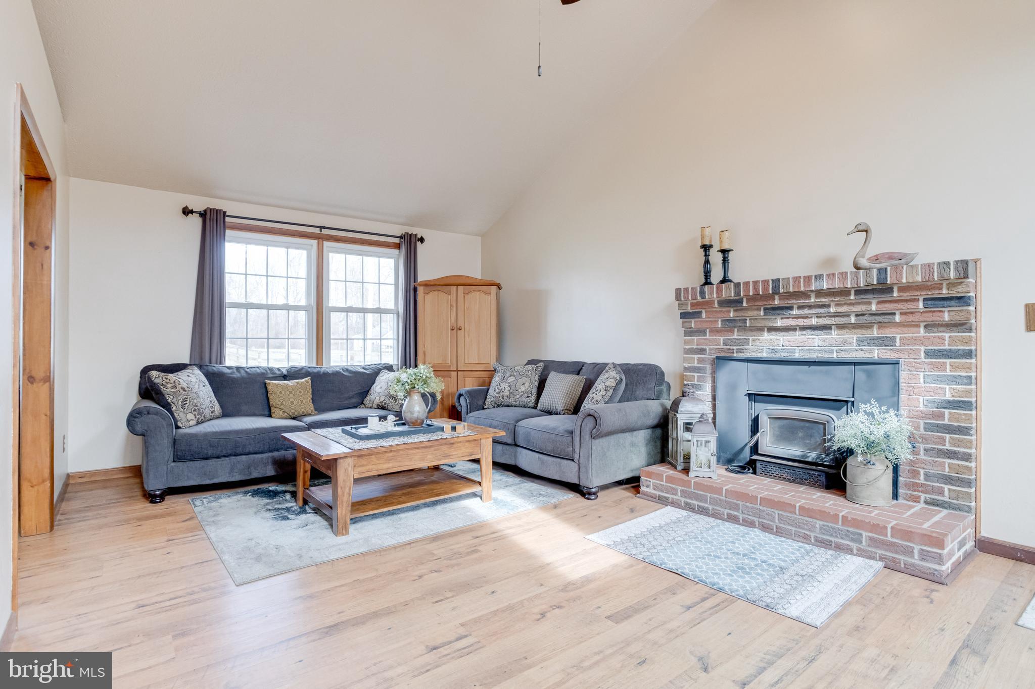 3217 Old Forge Hill Road Street, MD 21154 - Photo 14 of 46 Wood burning fireplace w beautiful brick surround