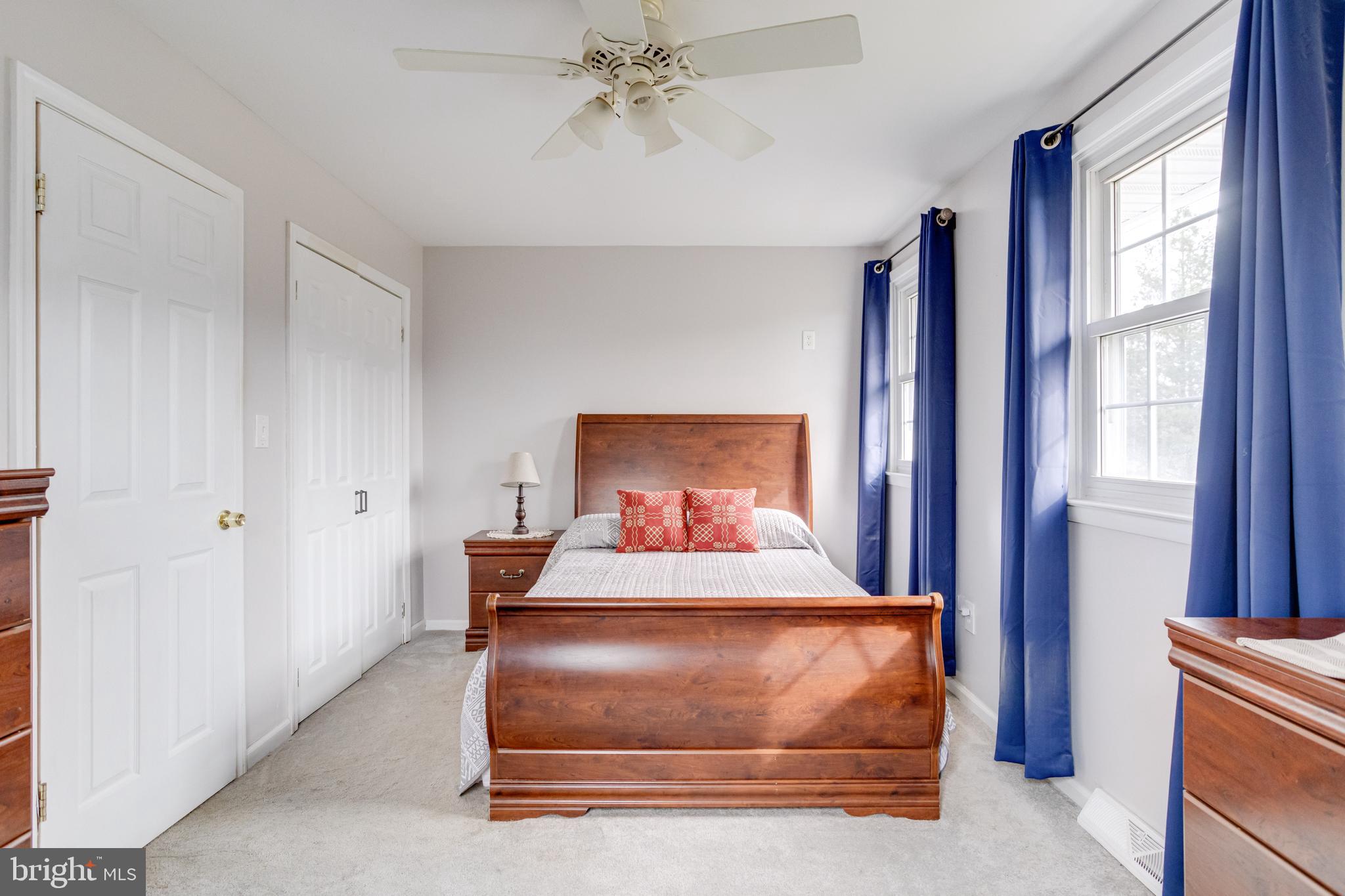 3217 Old Forge Hill Road Street, MD 21154 - Photo 28 of 46 Large bedroom 1 w ceiling fan & 2 closets!