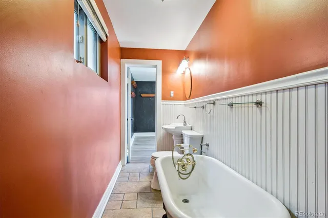 a very nice looking dining room with a chair