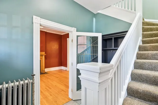 a view of front door