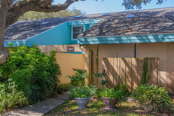 a view of a backyard with plants