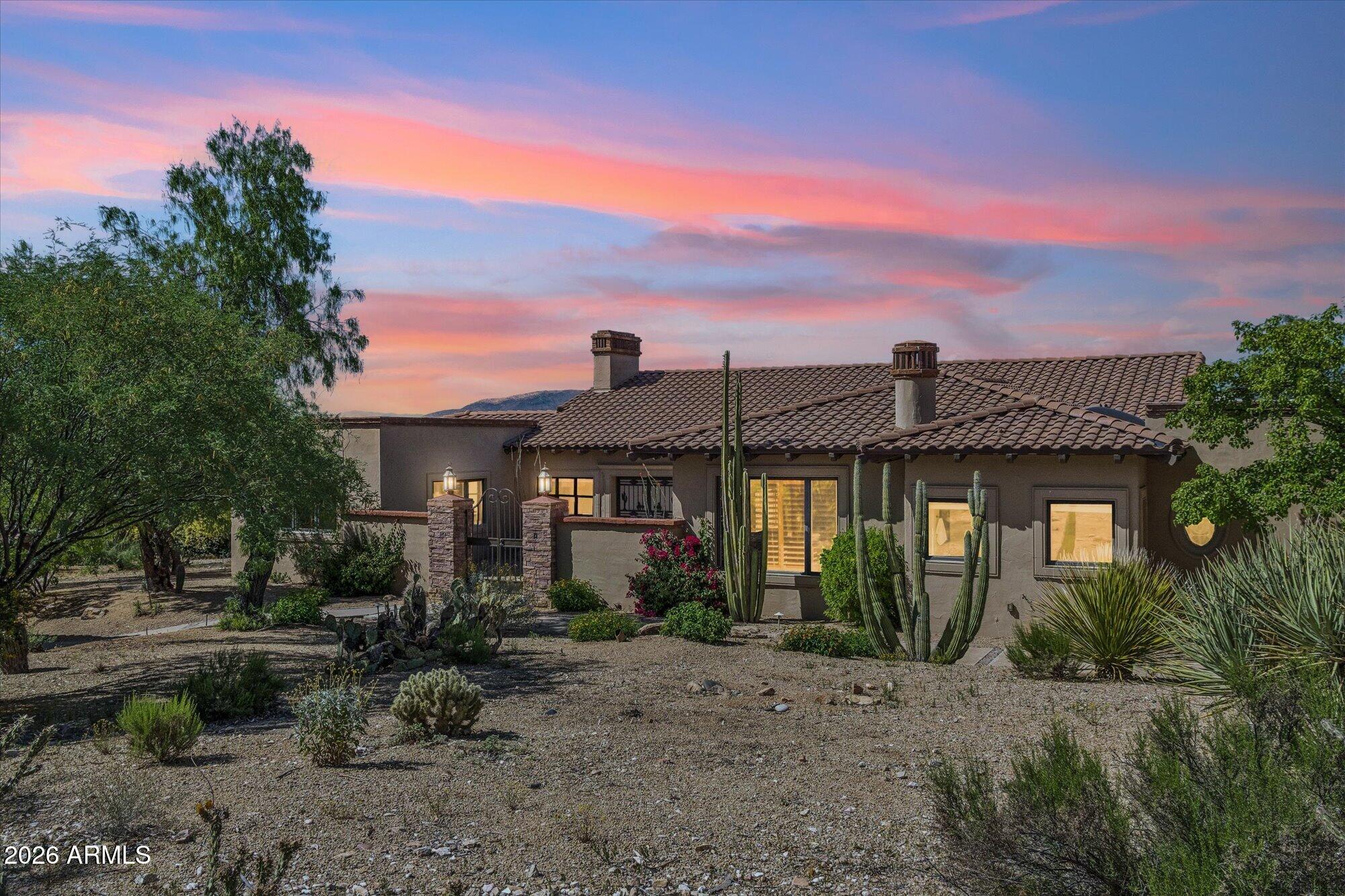 36402 Derringer Road Carefree, AZ 85377 - Photo 3 of 83 Front Twilight