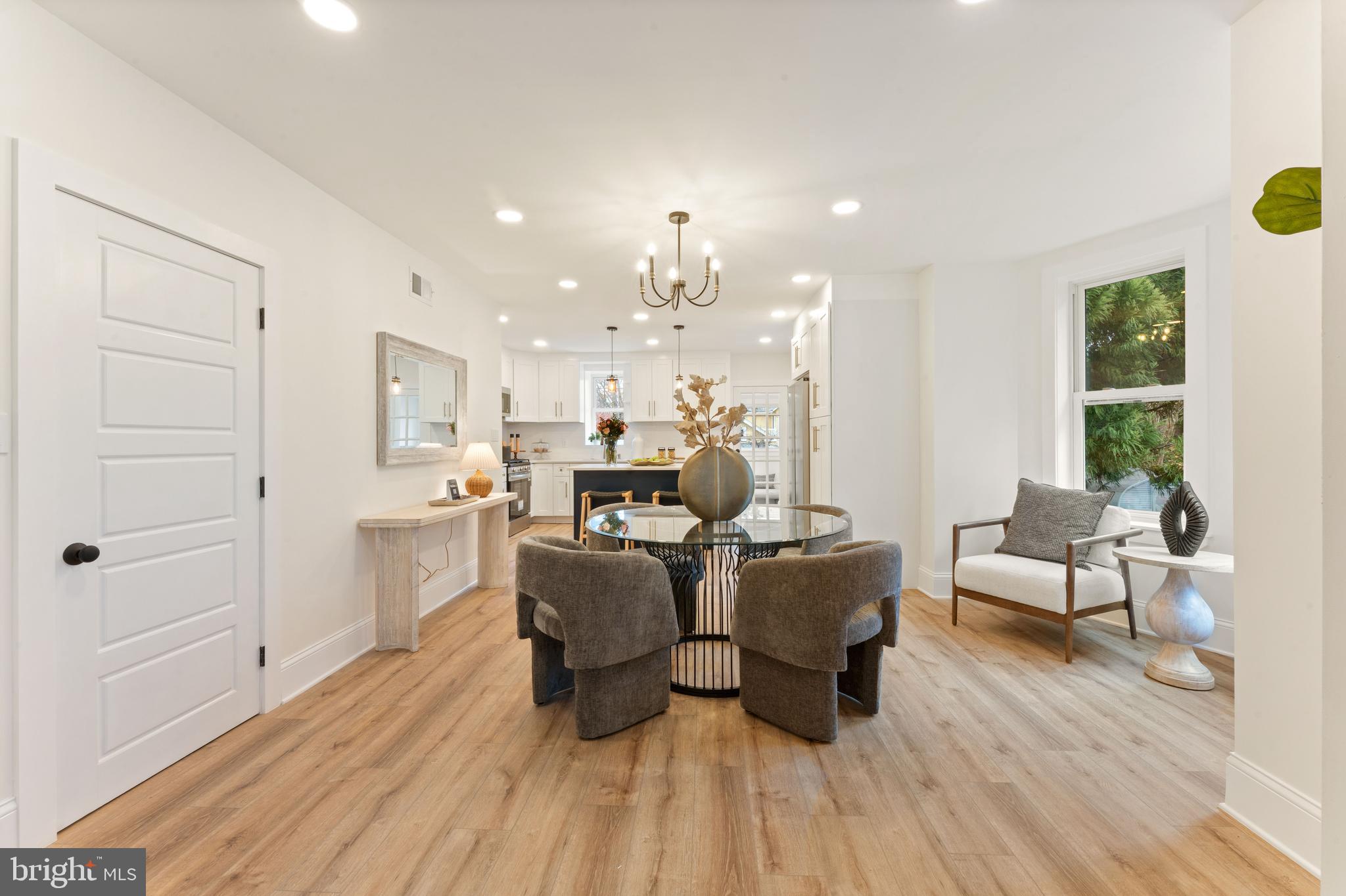 209 Merion Avenue Narberth, PA 19072 - Photo 14 of 47 Large Dining area flowing into the kitchen
