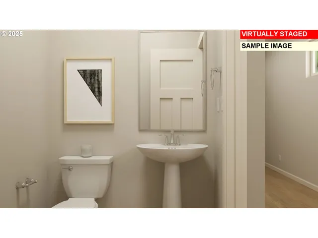 a picture of a wall with a white building