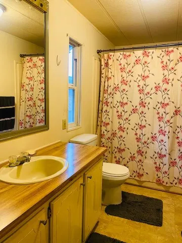 a bathroom with a sink and a toilet