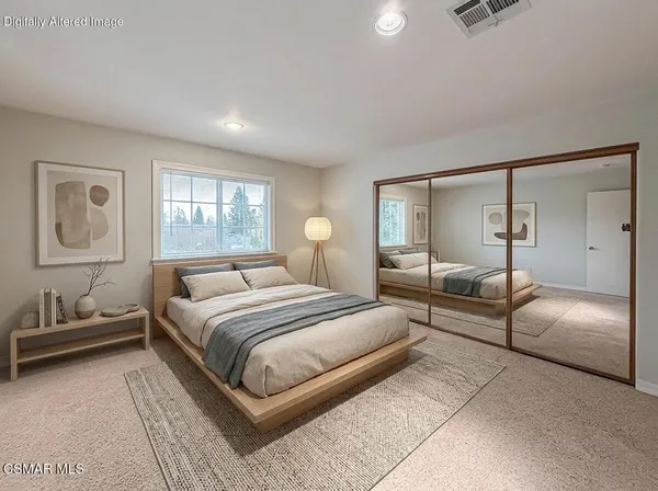 a view of a balcony with city view