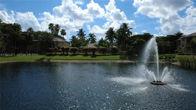 a view of a water pond