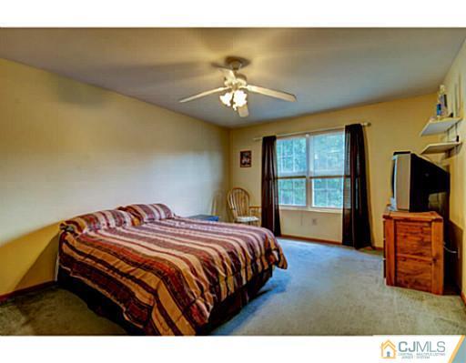 20 Kimberly Road Colonia, NJ 07067 - Photo 17 of 25 a bedroom with a bed and a chandelier