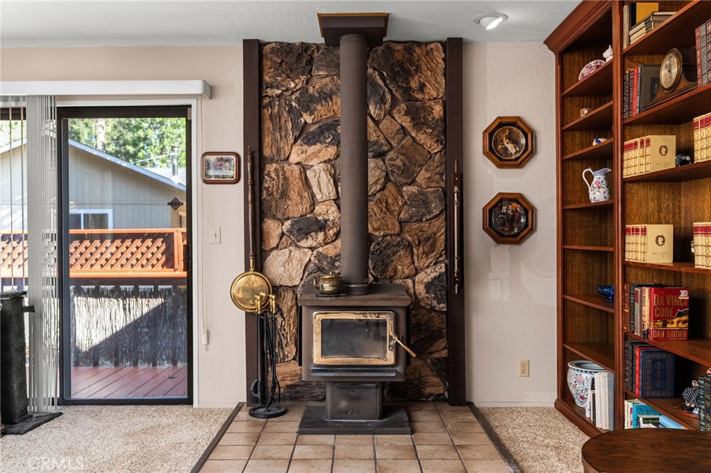 14219 Wycliff Way Magalia, CA 95954 - Photo 12 of 67 Free standing wood fireplace