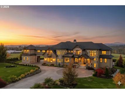 a view of a big yard in front of the house