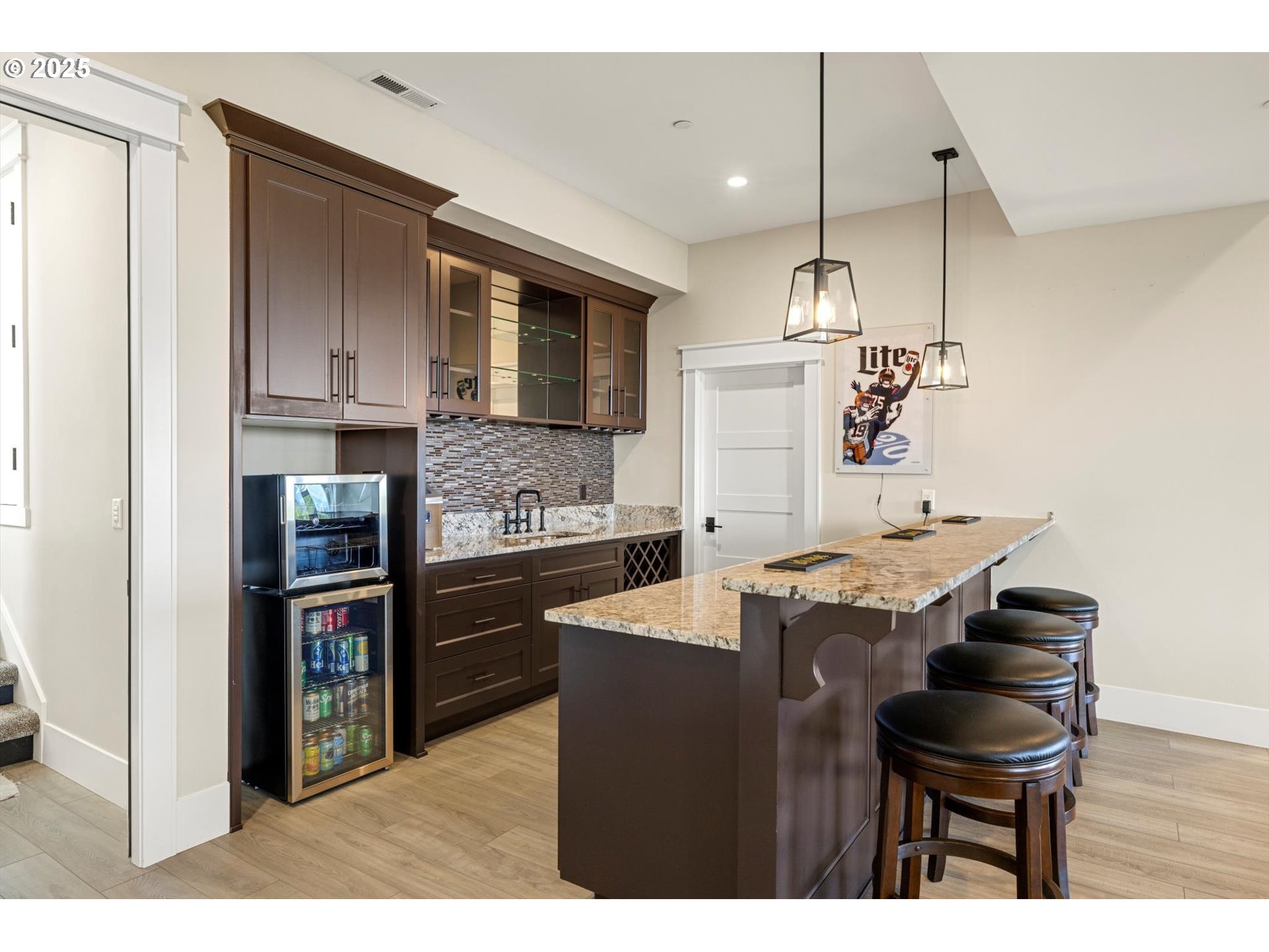 900 Northwest 216th Circle Ridgefield, WA 98642 - Photo 30 of 47 a kitchen with stainless steel appliances granite countertop a stove refrigerator and a microwave