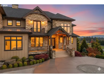 a front view of a house with a porch