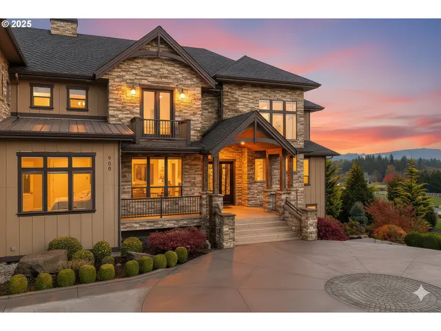 a front view of a house with a porch