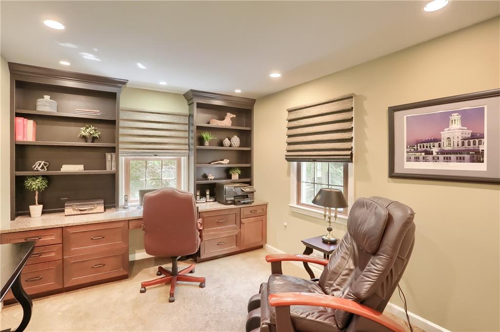 119 Berwyn Road Pittsburgh, PA 15237 - Photo 13 of 25 a view of a workspace with furniture and a window