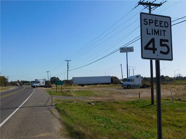 a front view of a building with street