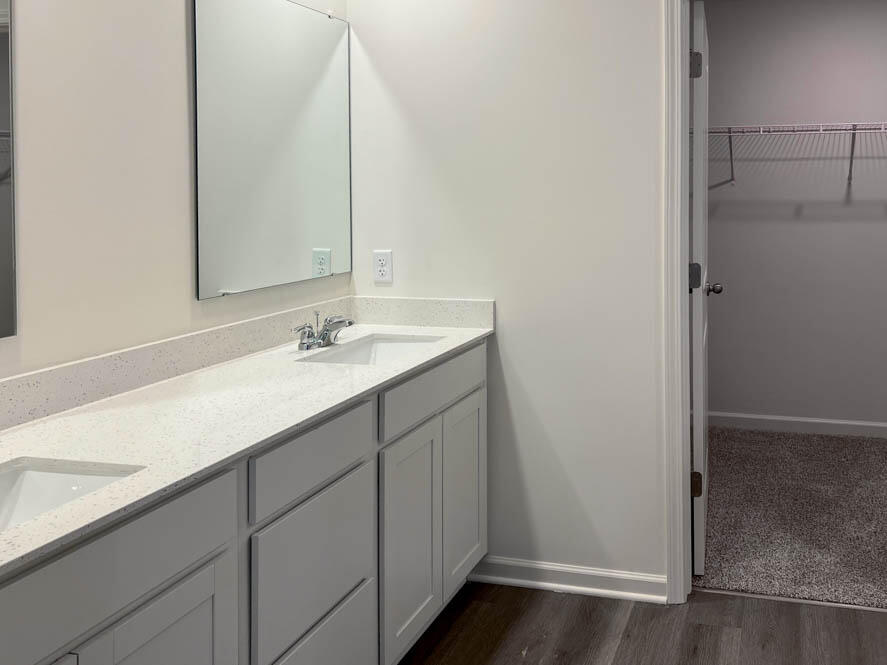 7064 Fair Oaks Road Mount Pleasant, WI 53403 - Photo 5 of 40 Primary Bathroom with dual vanity sinks and walk in closet