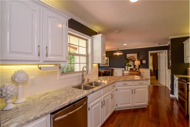 7945 Cedar Grove Road Cross Plains, TN 37049 - Photo 6 of 20 Remodeled kitchen with hardwood