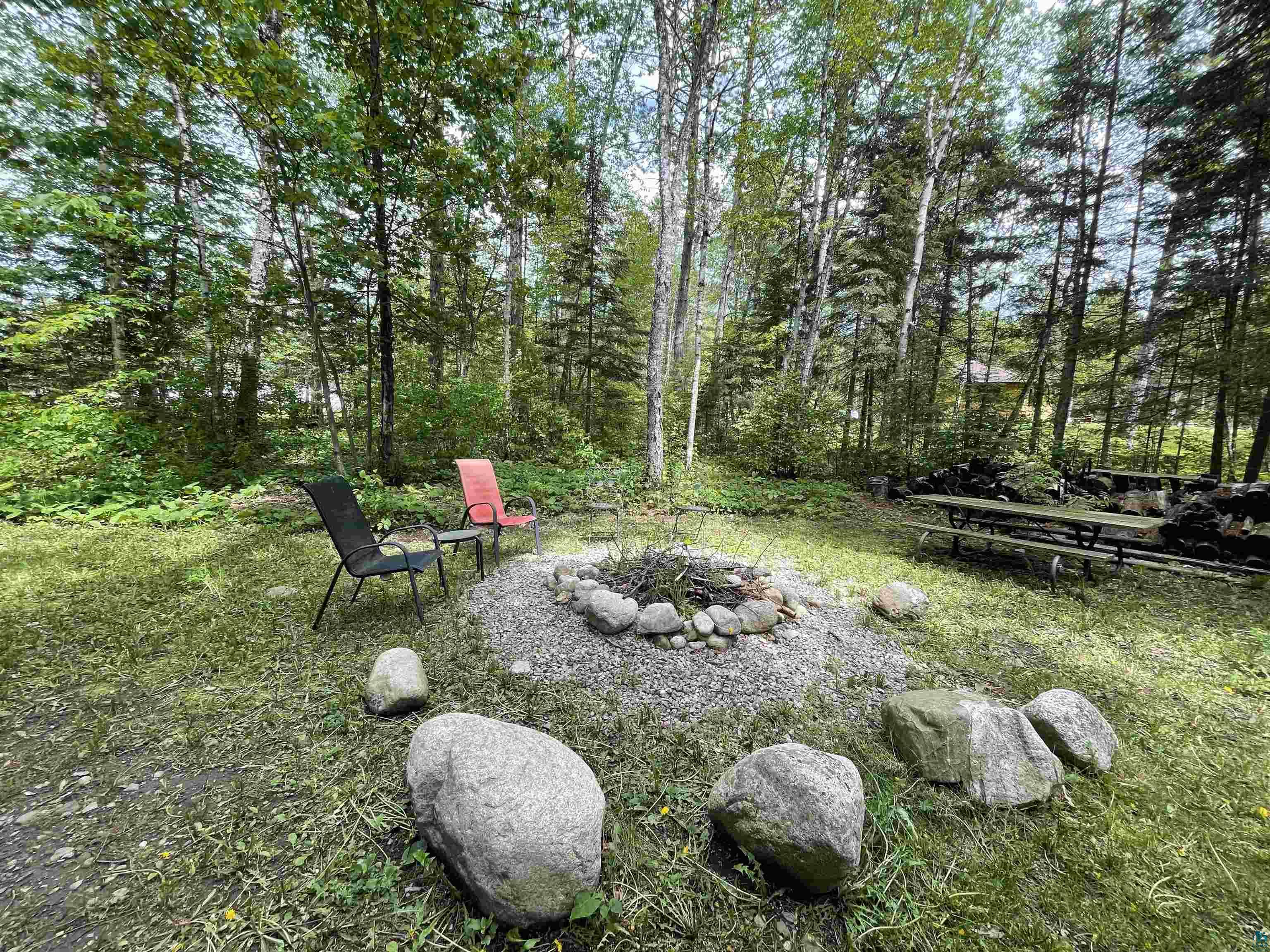 1765 East Moss Ridge Road Ely, MN 55731 - Photo 5 of 29 View of yard with a fire pit