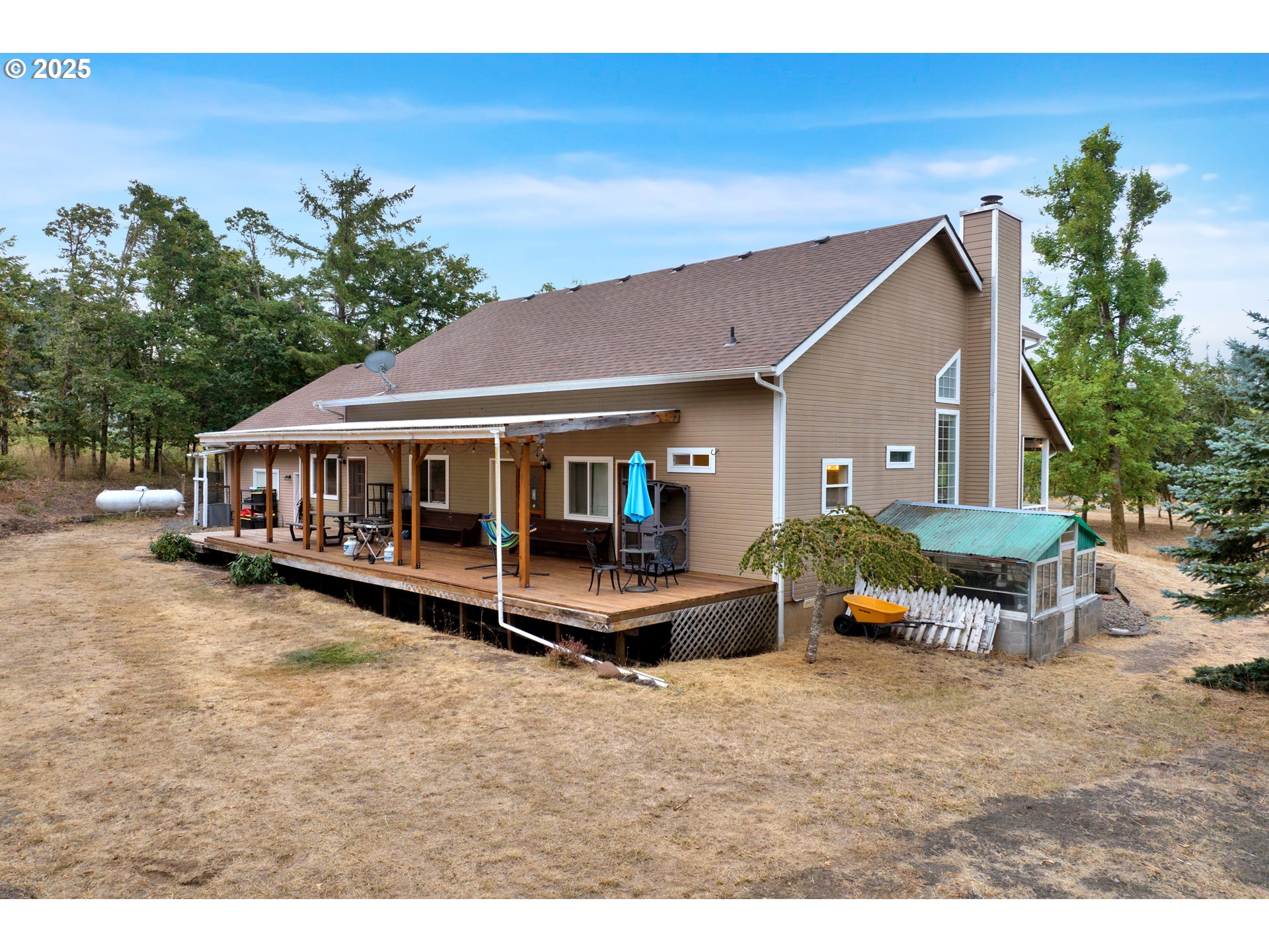 33530 Molitor Ranch Road Cottage Grove, OR 97424 - Photo 36 of 40 a view of house with outdoor space and sitting area