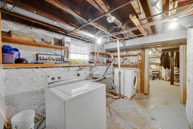 a view of a storage & utility room