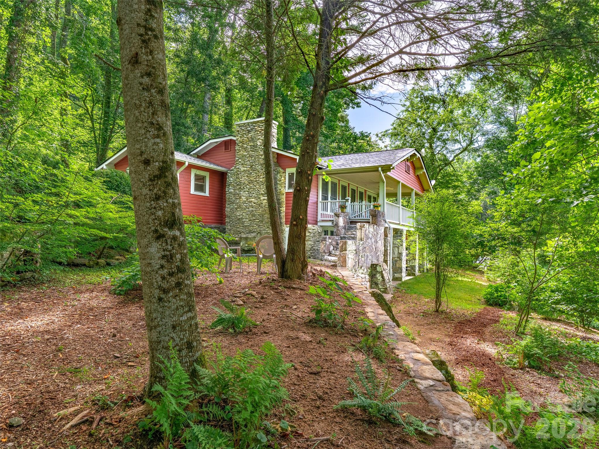 206 Chestnut Hill Road Gerton, NC 28735 - Photo 35 of 48 a view of a back yard