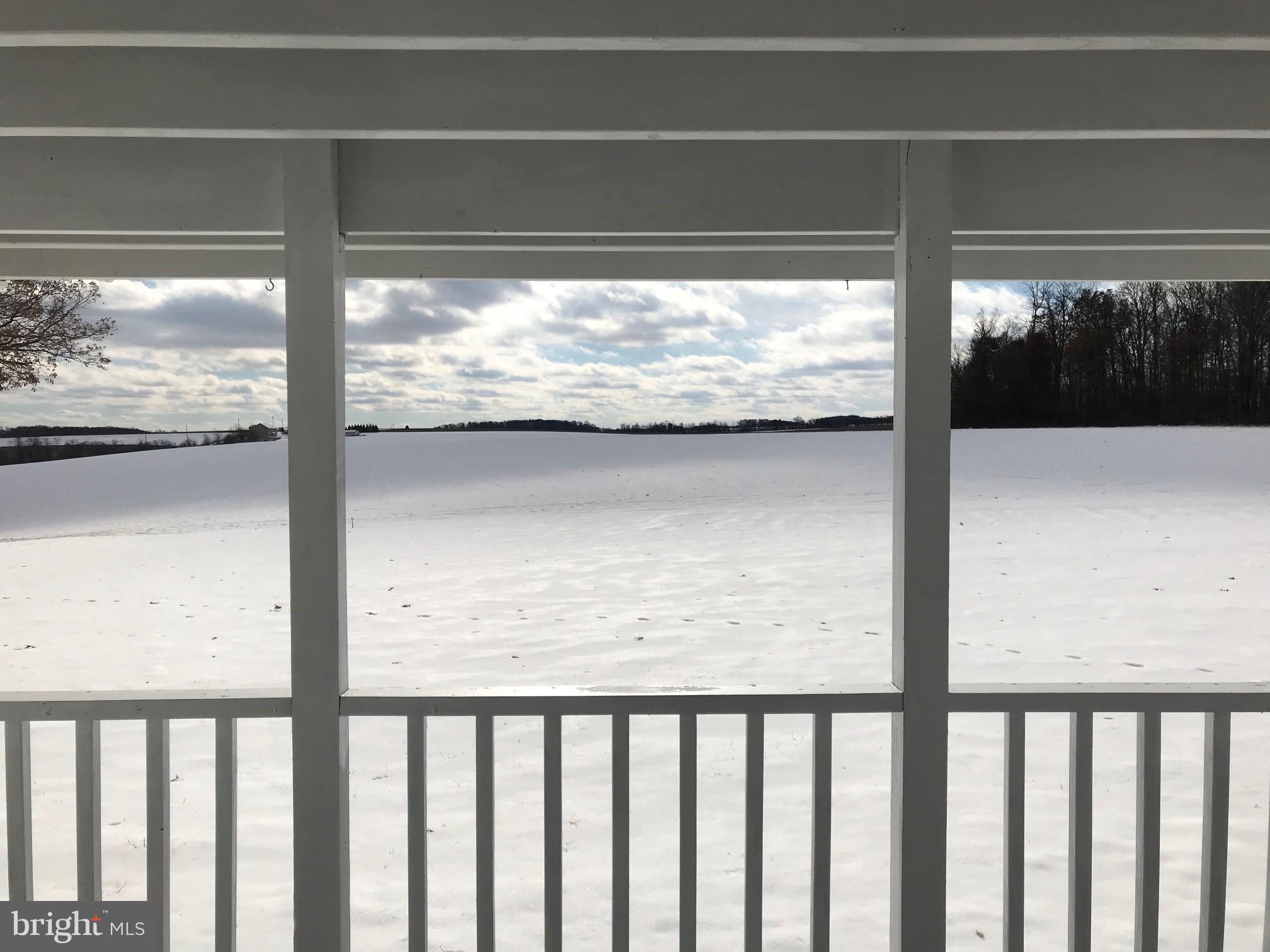 9294 Mead Hill Road Felton, PA 17322 - Photo 33 of 35 View from the covered rear deck. First Snow 2018.
