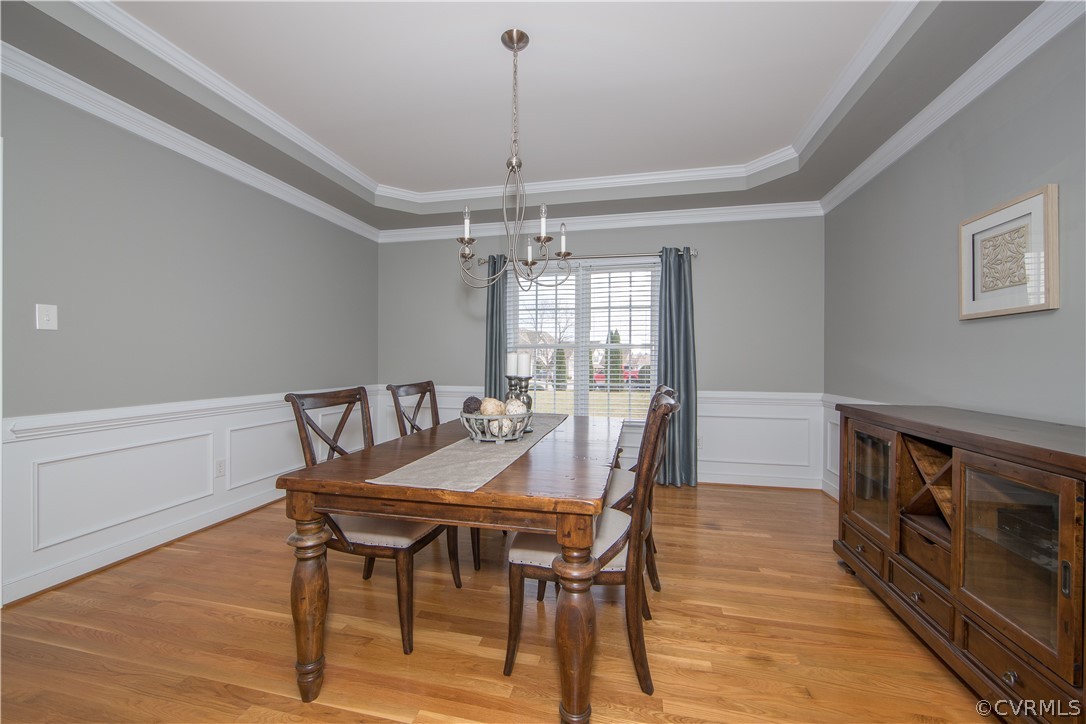 1000 Cohen Trail Midlothian, VA 23114 - Photo 15 of 41 a view of a dining room with furniture window and wooden floor