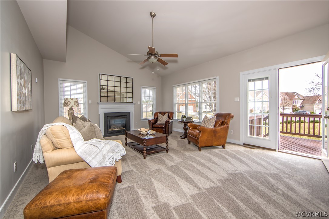 1000 Cohen Trail Midlothian, VA 23114 - Photo 6 of 41 a living room with furniture fireplace and a large window