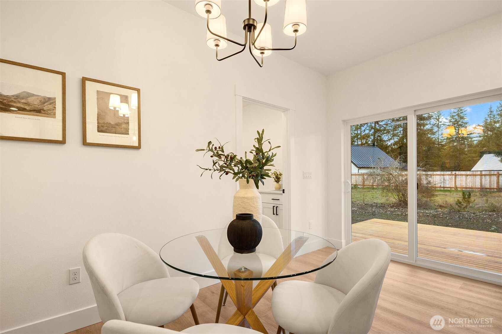 3000 West Martin Road Shelton, WA 98584 - Photo 18 of 38 a view of a dining room with furniture and wooden floor