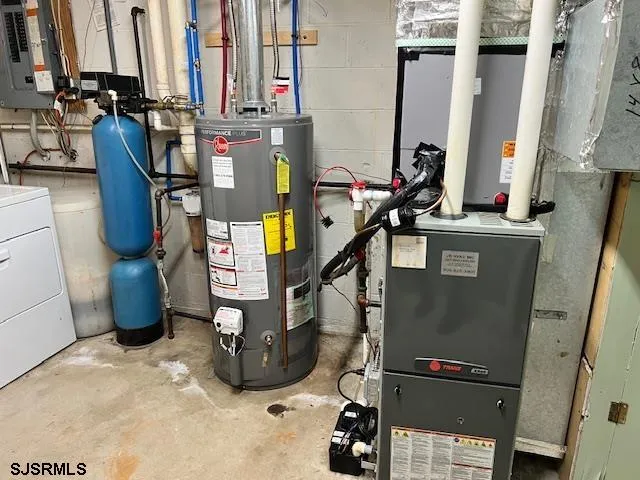 a view of storage and utility room