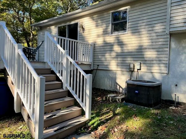 a view of front door of house