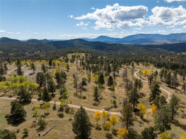 a view of a city with mountain