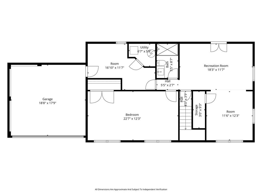 2304 South Hairston Road Decatur, GA 30035 - Photo 23 of 23 a picture of a room with a white wall and a refrigerator