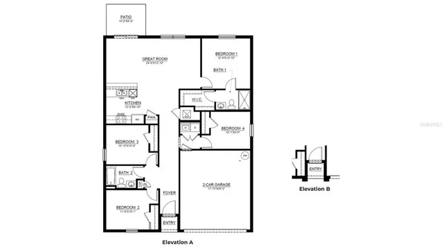 a picture of a floor plan