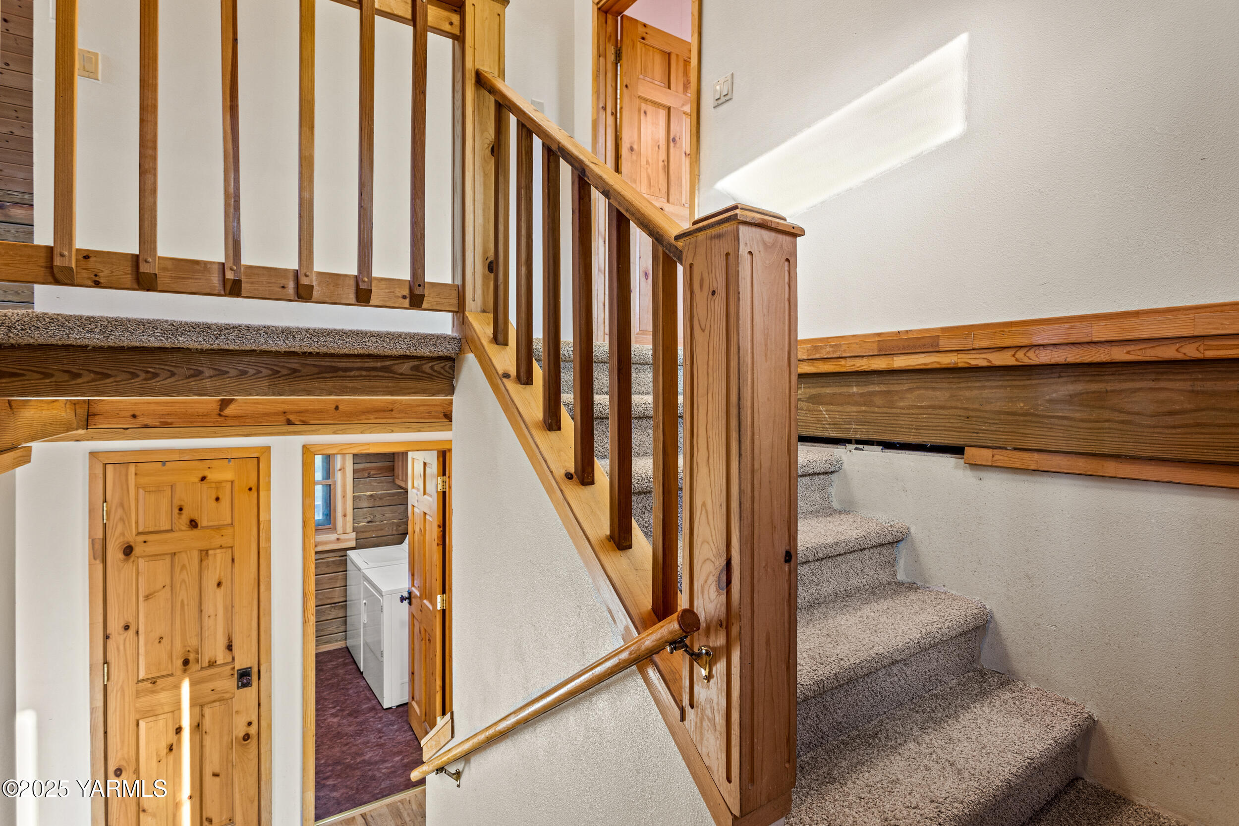 731 Selah Naches Road Selah, WA 98942 - Photo 21 of 44 a view of entryway with wooden floor and stairs