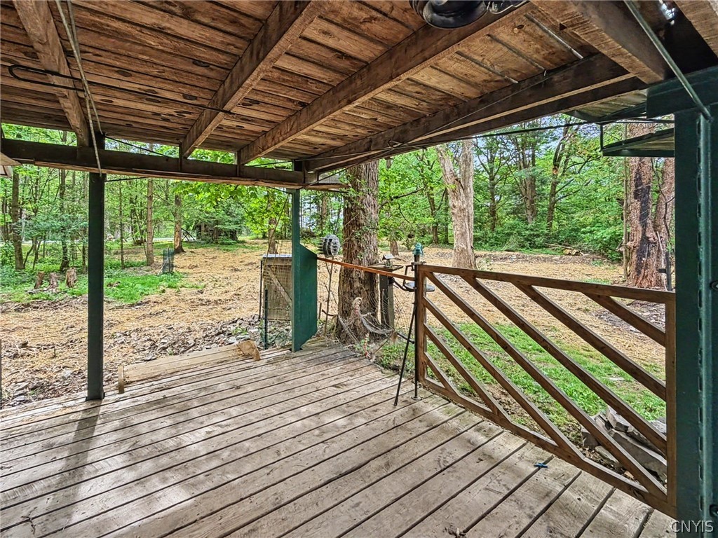 367 Andersen Hill Road Richford, NY 13736 - Photo 30 of 46 First Floor Deck