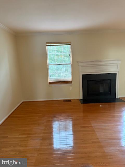 6358 Shaundale Drive Springfield, VA 22152 - Photo 14 of 54 a view of empty room with wooden floor and fireplace