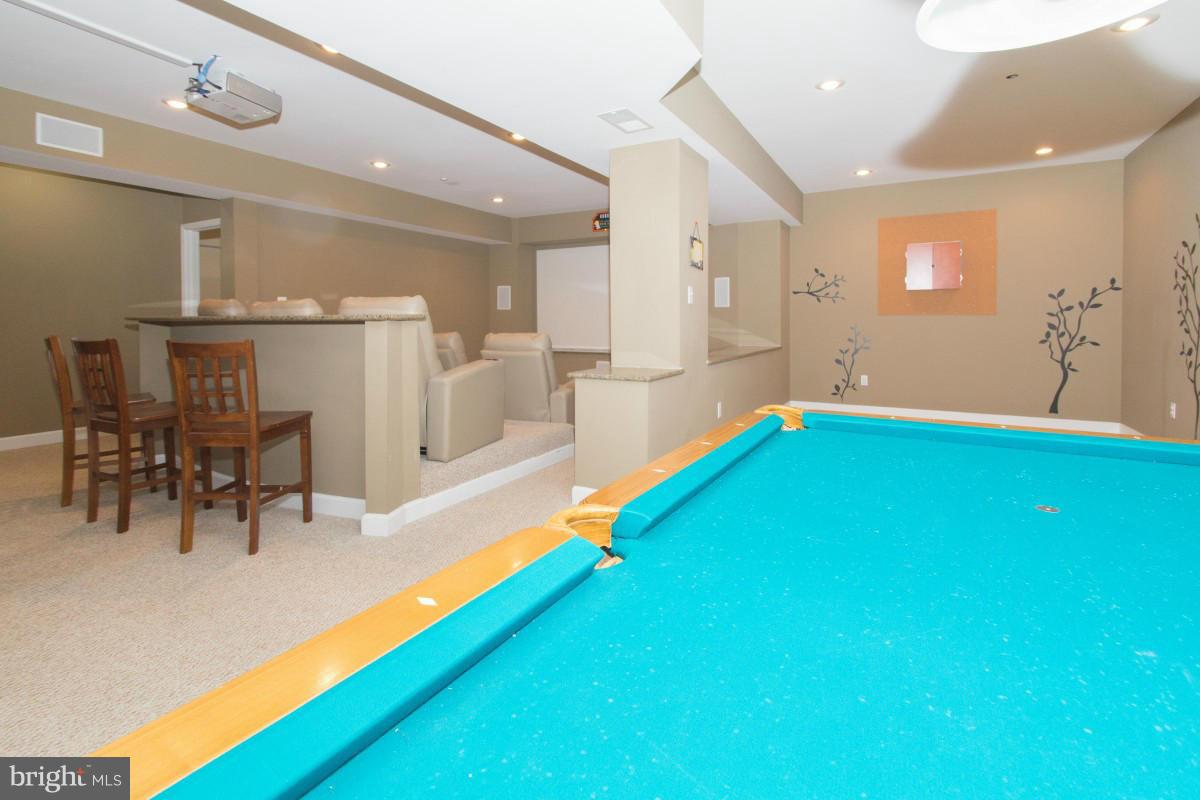 5207 Church Road Bowie, MD 20720 - Photo 16 of 30 Lower Level Pool room with Dart Board