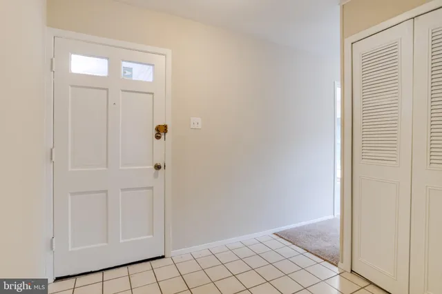 a view of an empty room