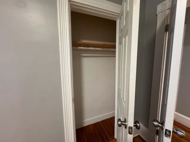 a view of a closet