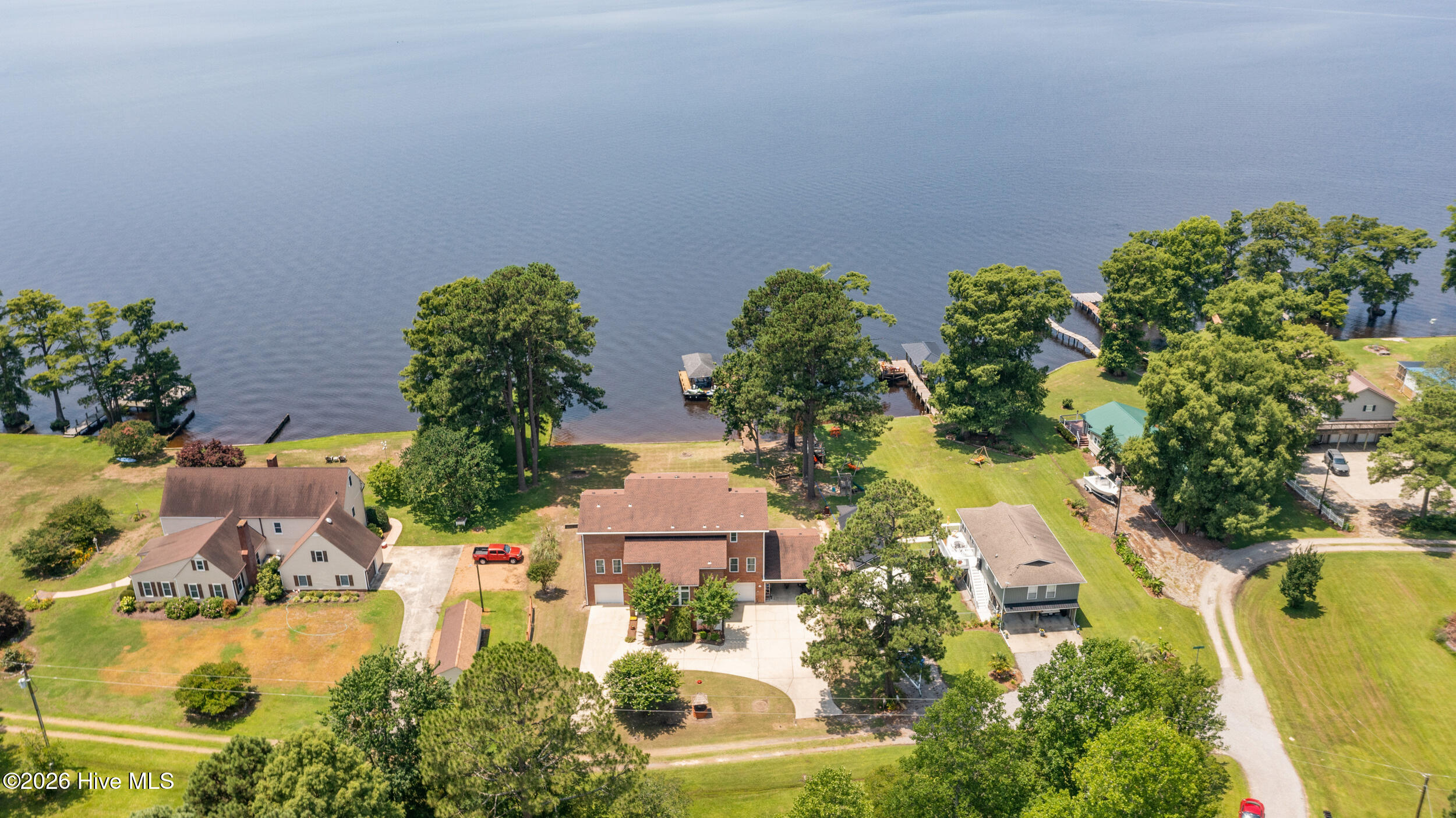 953 Old Ferry Road Edenton, NC 27932 - Photo 45 of 53 Aerial View of Home