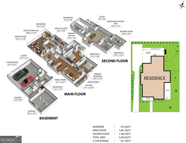 $730,000 | 2897 Macaw Street Northwest, Atlanta, GA 30318