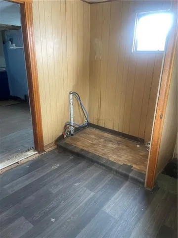 a view of a livingroom with a window