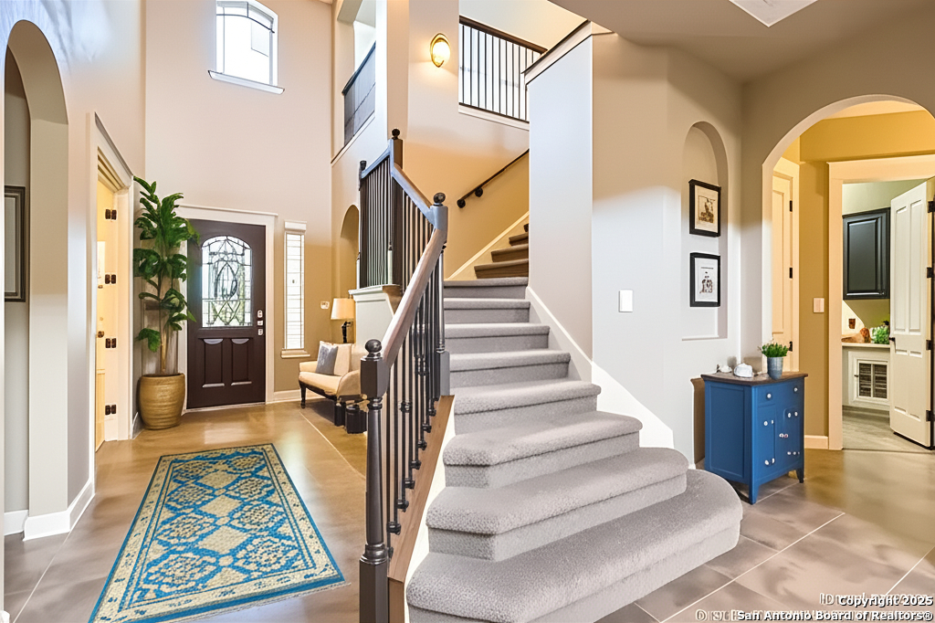 14722 Rifleman Road San Antonio, TX 78254 - Photo 4 of 37 a view of entryway and hall with wooden floor
