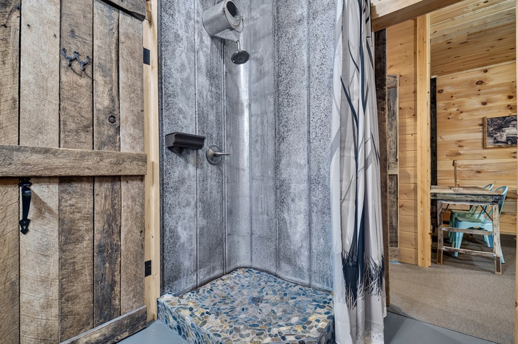 1831 Walnut Ridge Ellijay, GA 30536 - Photo 34 of 49 Terrace Level Walk-in Shower