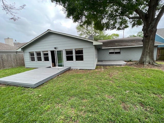 307 Shirleen Drive Pasadena, TX 77586 - Photo 21 of 27 Rear with Deck